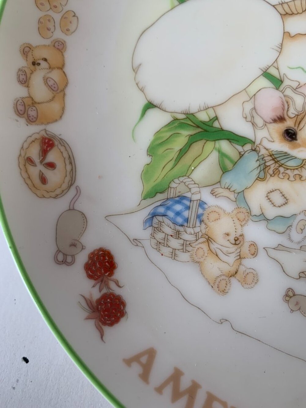 GORHAM MERRY MOUSE GIFT 1983 PRISCILLA HILLMAN PLATE BOWL CUP FOR KIDS - Picture 8 of 16